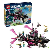 LEGO DREAMZzz Nightmare Shark Submarine Building Toy for Kids - Pretend Play Set
