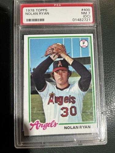 1978 Topps Nolan Ryan #400 California Angels. Graded PSA 7 NM