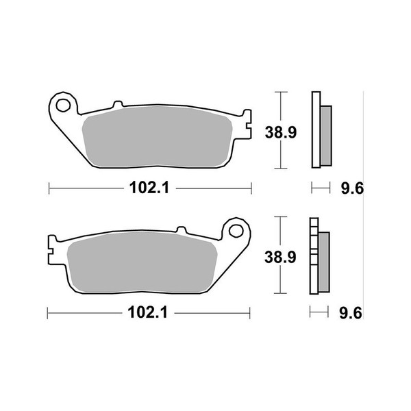 Pastiglie Brembo Genuine 07HO4108-image