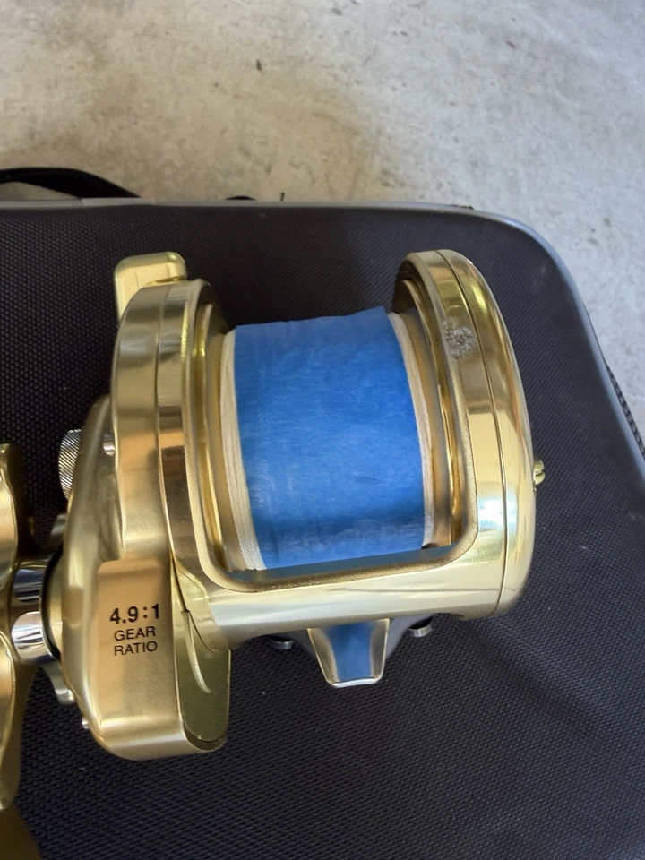 Shimano Trinidad TN40 Fishing Reel Gold - Image 2 of 3