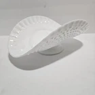 Vintage milk glass banana or fruit Bowl Hobnail design 13"×9"×5" Possibly Fenton
