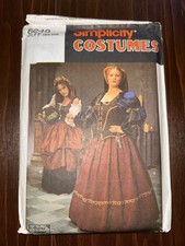 Simplicity 8249 FF Women s Renaissance Costume Size 18-24 Uncut