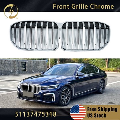 Front Grille Grill Chrome For 2020-2022 BMW G11 G12 740i 745e 750i M760i 7series