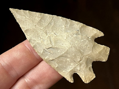EXCEPTIONAL TEXAS MONTELL POINT ARROWHEAD AUTHENTIC INDIAN ARTIFACT BG