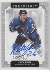 2018-19 Upper Deck Chronology Franchise History Keith Jones #FH-WA-KJ Auto 1os2