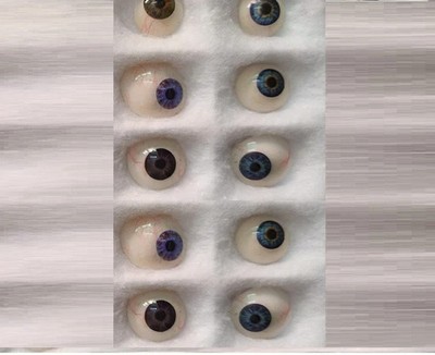 Dr. Bawa Human Prosthetic Artificial Eyes Assorted 10 Ophthalmology Eyes