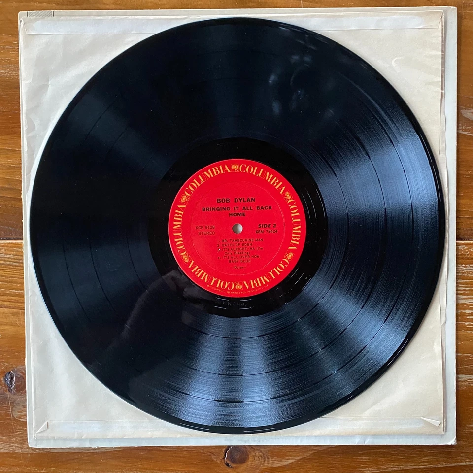Bob Dylan – Bringing It All Back Home – Folk Rock Vinyl LP – RE - Image 4 of 4