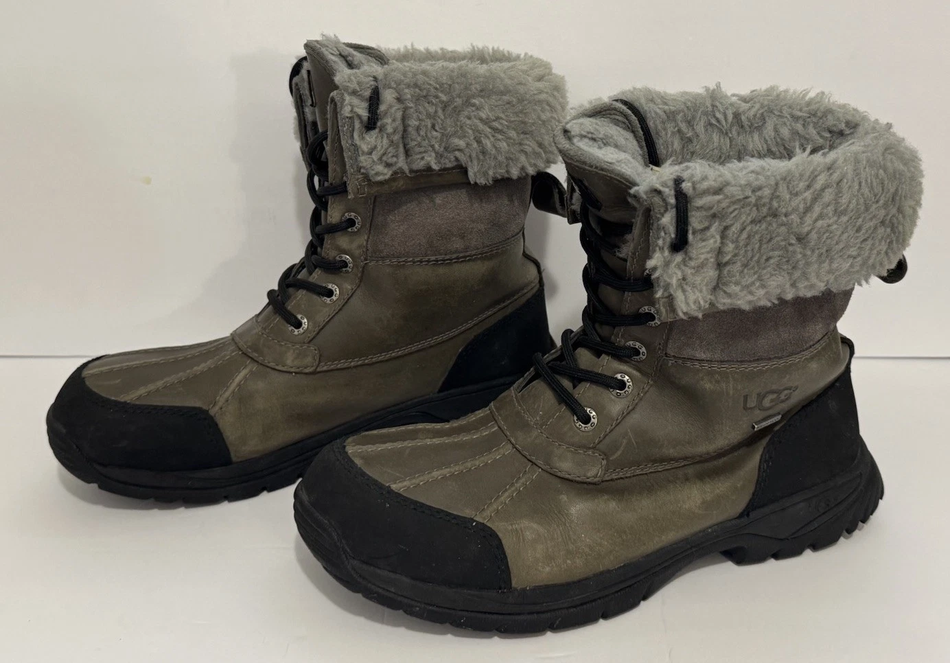 UGG Butte Waterproof Winter Boots Metal 5521 Men's Size 7.5