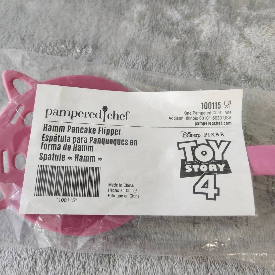 Pampered Chef Disney Toy Story 4 Hamm Pig Pancake Flipper Spatula 100115 NEW - Image 3 of 4