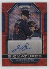 2023 Panini Prizm Signatures Ruby Wave Prizm Jared Shuster #SIG-JS Auto 0h26
