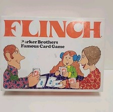 Flinch Famous Card Game, Parker Brothers 1963, Vintage, Complete