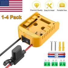 1-4 Pack Power Wheel Adapter Compatible with Dewalt 20V 18V Battery Converter US