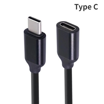 USB C Datenkabel 60W Typ-C Verlängerungskabel Typ-C Stecker auf Buchse 3A Verlän