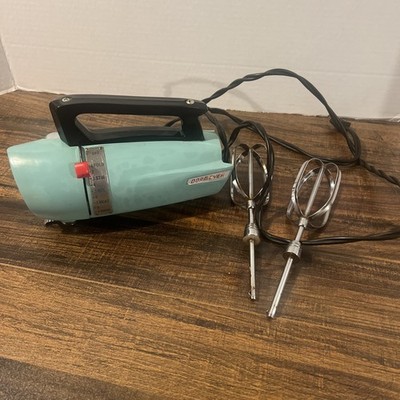 vintage 1950s Dormeyer hand mixer Blue Works