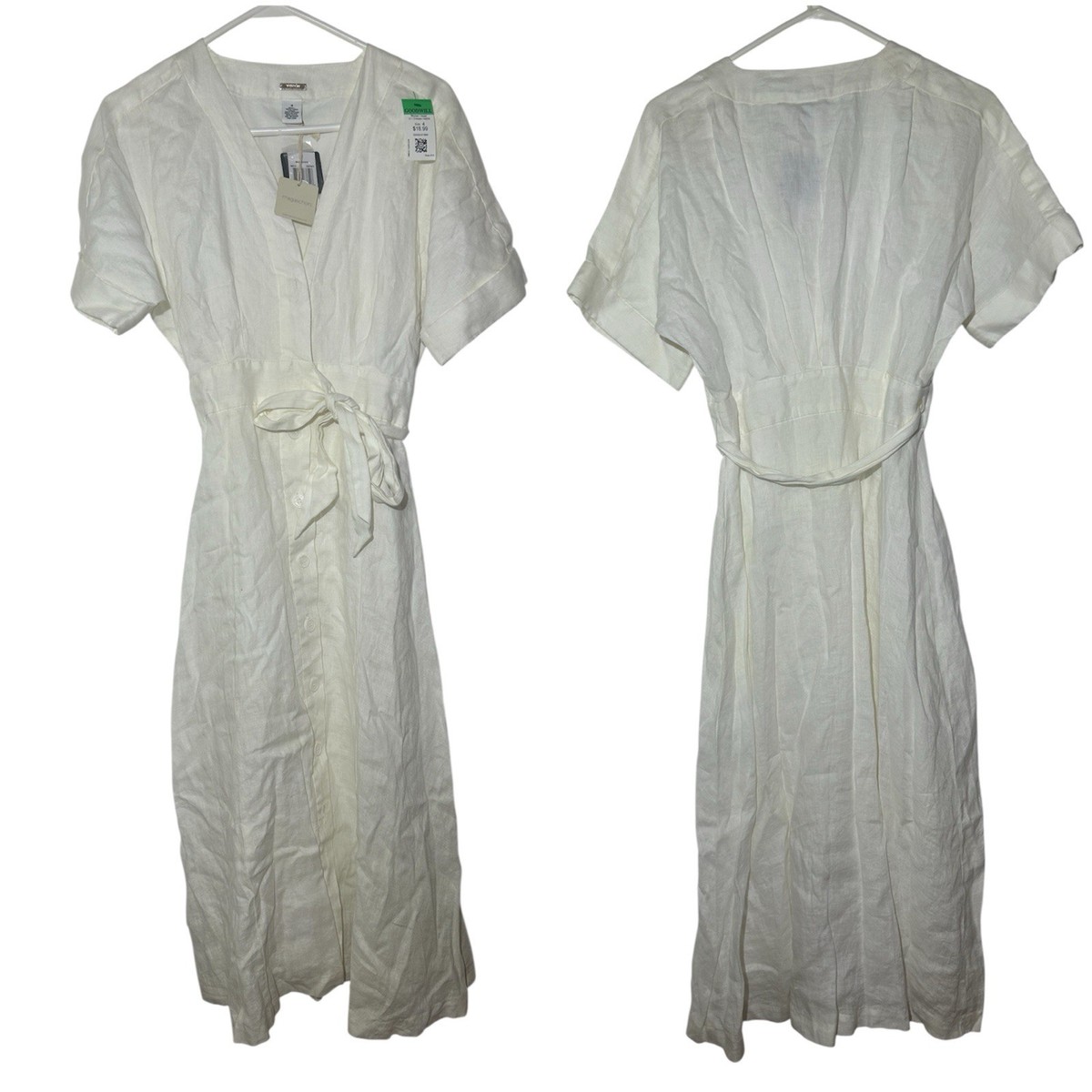 White Linen Magaschoni Linen Dress Magaschoni Women Linen Dress Size S Worn Two Depop White Linen Magaschoni Linen Dress Magaschoni Women Linen Dress Size S Worn Two Depop