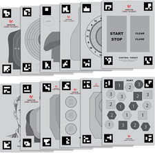 Laser Academy Smart Targets 15 Dry Fire Laser Targets for Practice Training