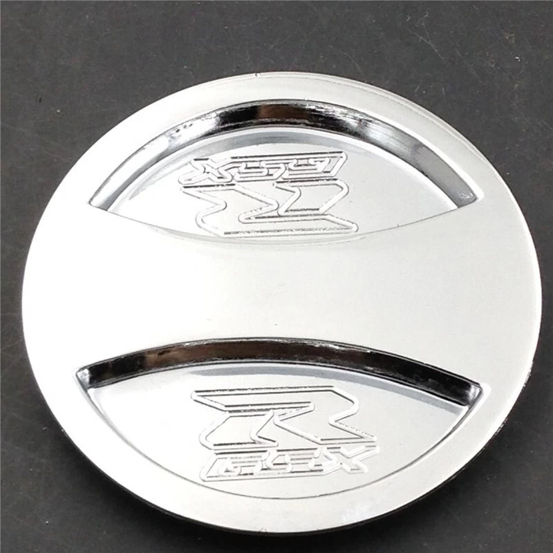 Tapa plateada del tanque de combustible apta para Suzuki GSXR600 GSXR750 2004-2016 GSXR1000 2003-2016 Foto 3 de 4