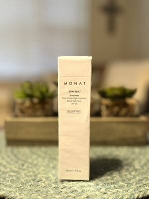 Monat Sun Veil Mineral High Protection SPF 30   1.7 oz   NIB * SEALED!