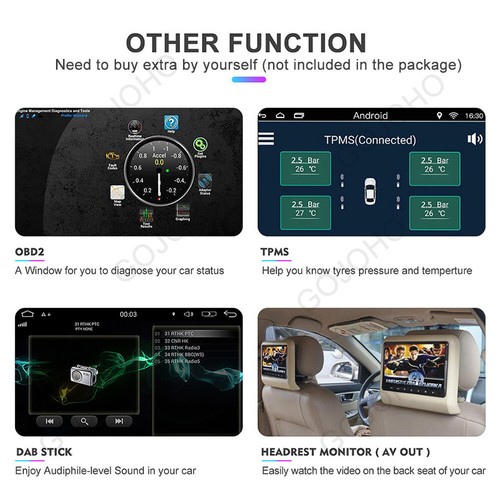 64GB Android 13 Car Stereo Radio GPS Carplay For Cadillac ATS SRX XTS ATSL CTS - Foto 19 di 23