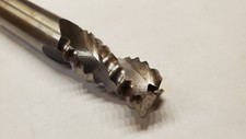 5/8" Diam, Coarse Pitch, 1-3/8" LOC, 3 Flute Cobalt Roughing Square End Mill