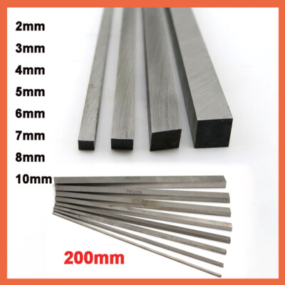 #ad #ad Steel Square Solid bar Metal Rod 2mm 3mm 4mm 5mm 6mm 7mm 8mm 10mm amp; Length 200mm $94.75