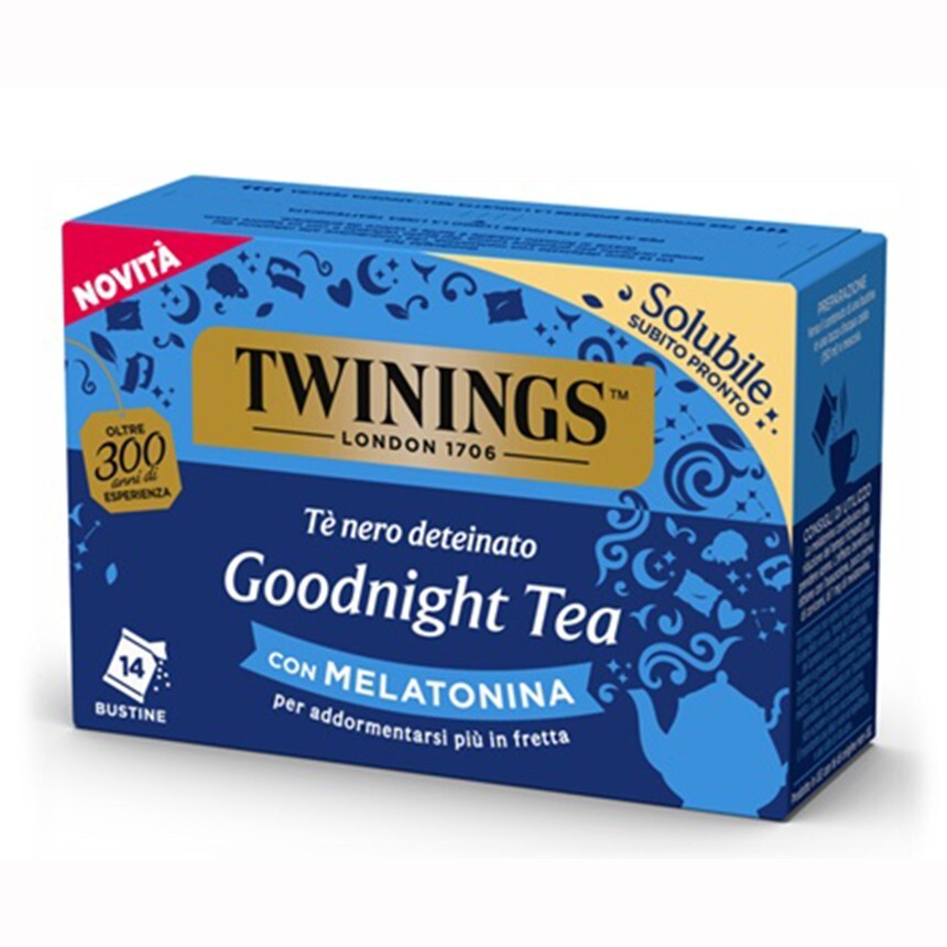 TWININGS TE' NERO DETEINATO Goodnight Tea da 14 bustine solubile Novità 2025
