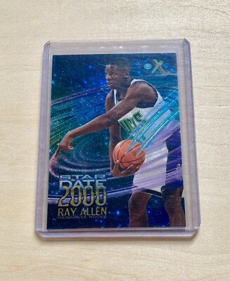 RAY ALLEN 1996-97 E-X2000 Skybox STAR DATE rc Rookie Year Bucks HOF