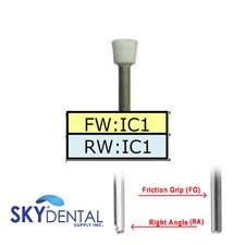 Flame Cone Round Mounted Stone Dental Polishing FG/RA Abrasion Point White/Green