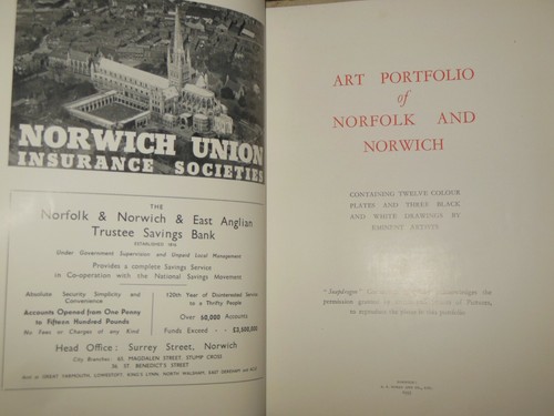Art Portfolio of Norfolk and Norwich (1935-1st) 15 Full Page Plates Illustrated - Picture 2 of 12