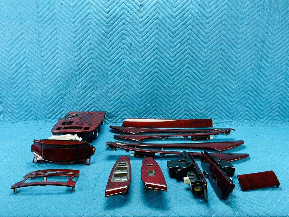 Lexus LS460 Door Console Interior Trim Panels Wood Full Set 2007