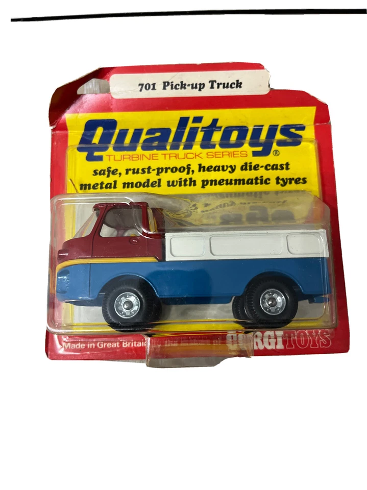 CORGI - QUALITOYS - PICK-UP TRUCK - DIE CAST- SERIES No 701 - VINTAGE NEW - Image 2 of 4