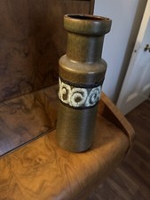 Vintage Shelf Pottery Vase Retro 1970's Art Vase