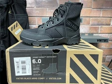 Viktos Johnny Combat Men’s Black Vented Boots Men’s Size 6.0 US Lace -Up Tac
