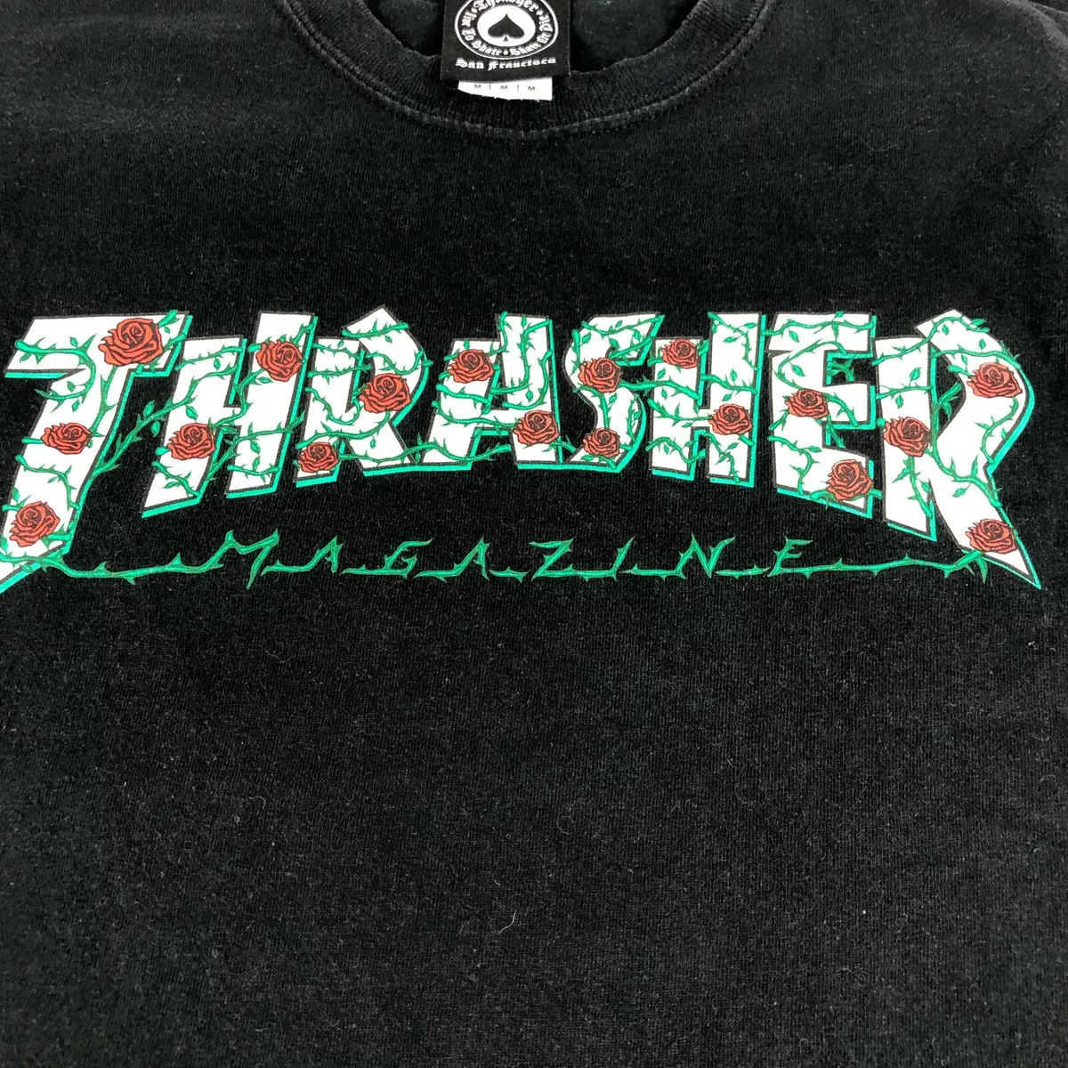 Black rose store thrasher shirt