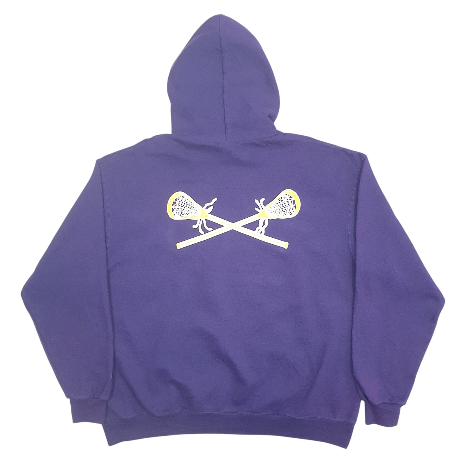 CHAMPION Hoodie Nazareth Lacrosse Spellout Jumper Sweatshirt Mens XL image 3