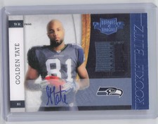 2010 Plates & Patches #15 Golden Tate Rookie Blitz Prime Patch Auto #02/25