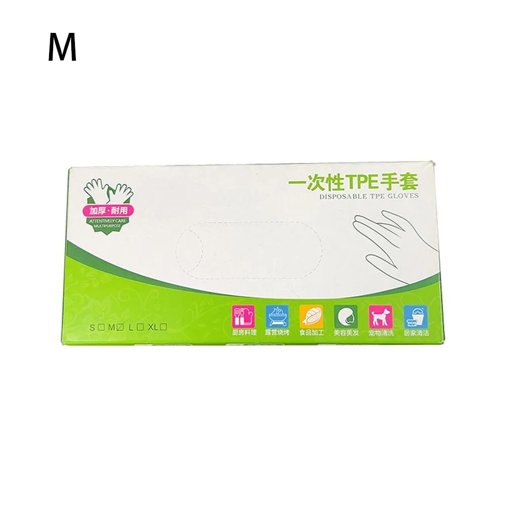 100Pcs Food Grade Disposable Gloves Transparent Latex Free Gloves eBay