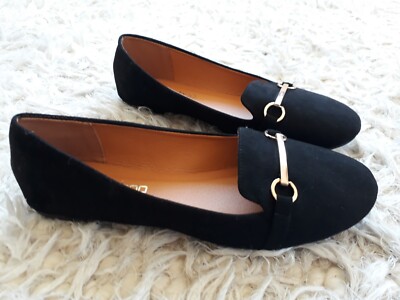 Boohoo Black Faux Suede Shoes Boohoo Womens Faux Suede Slouchy