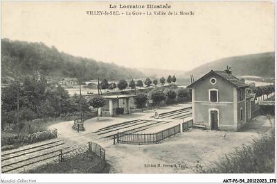AKTP6-0596-54 - VILLEY-LE-SEC - der Bahnhof - das Moseltal