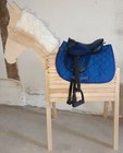 Stoff-Sattel Für Holz-Pferd Mit Steigbügeln - Lotthas