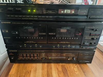 Pioneer DC-X88Z X88Z Tape Deck Amplifier & F-X88ZL Tuner | eBay