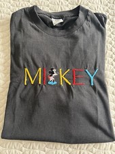 Vintage 90s Mickey  Co Single Stitch Disney Mickey Short