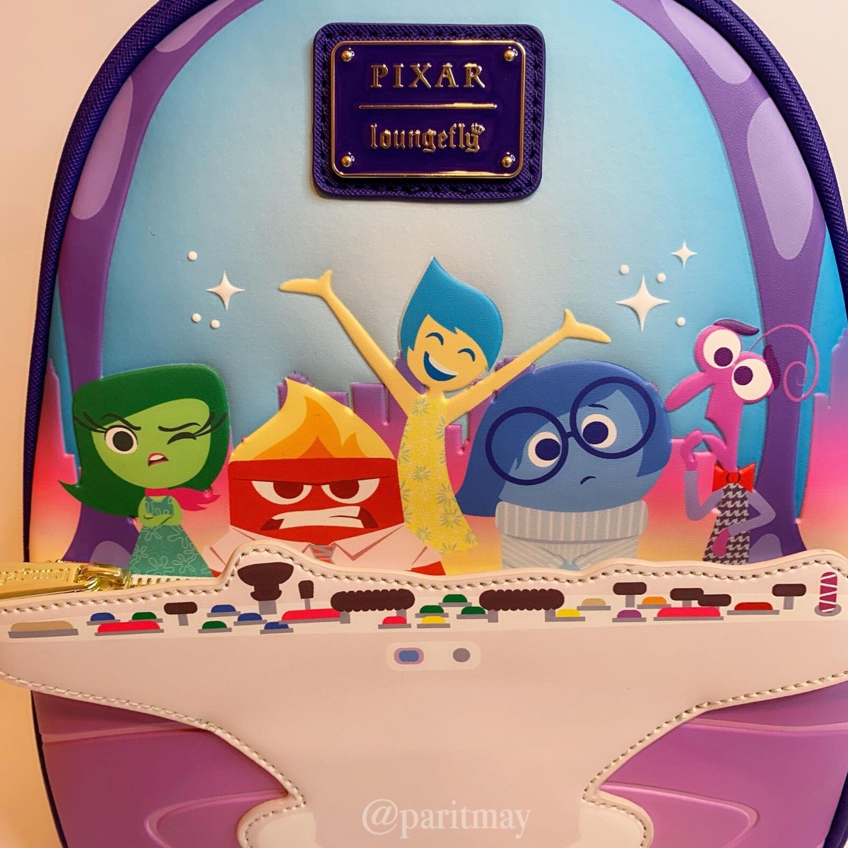 Loungefly Disney Pixar Inside Out Headquarters Control Panel Mini Backpack Loungefly Disney Pixar Inside Out Headquarters Control Panel  main image 4