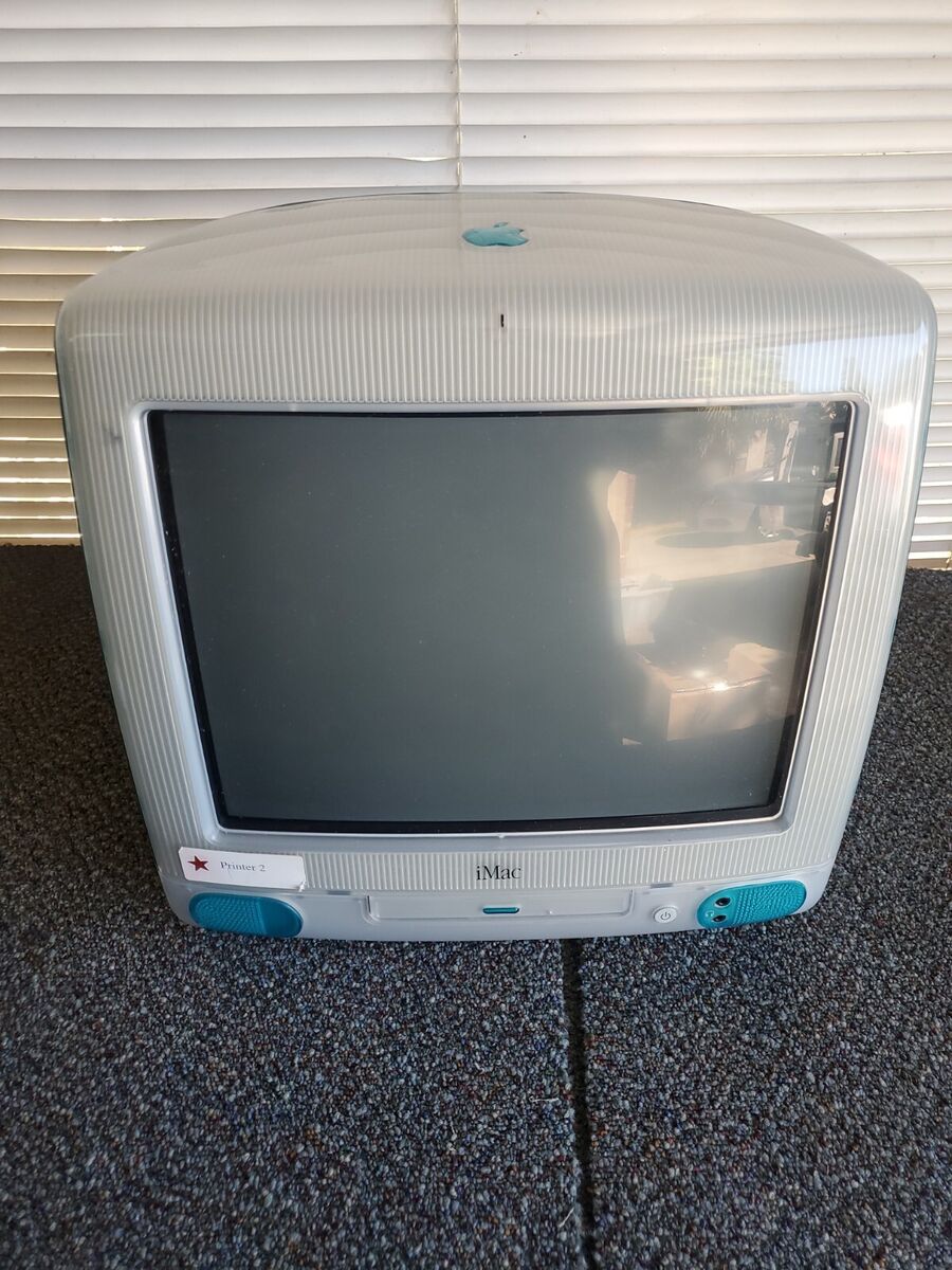 1998 Apple iMac G3 Teal vintage Apple imac all in one 1998 Apple iMac G3 Teal vintage Apple imac all in one