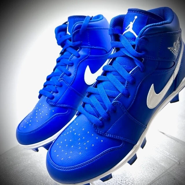 Nike Jordan 1 Retro MCS Baseball Cleat Royal Blue AV5354 401 Men s