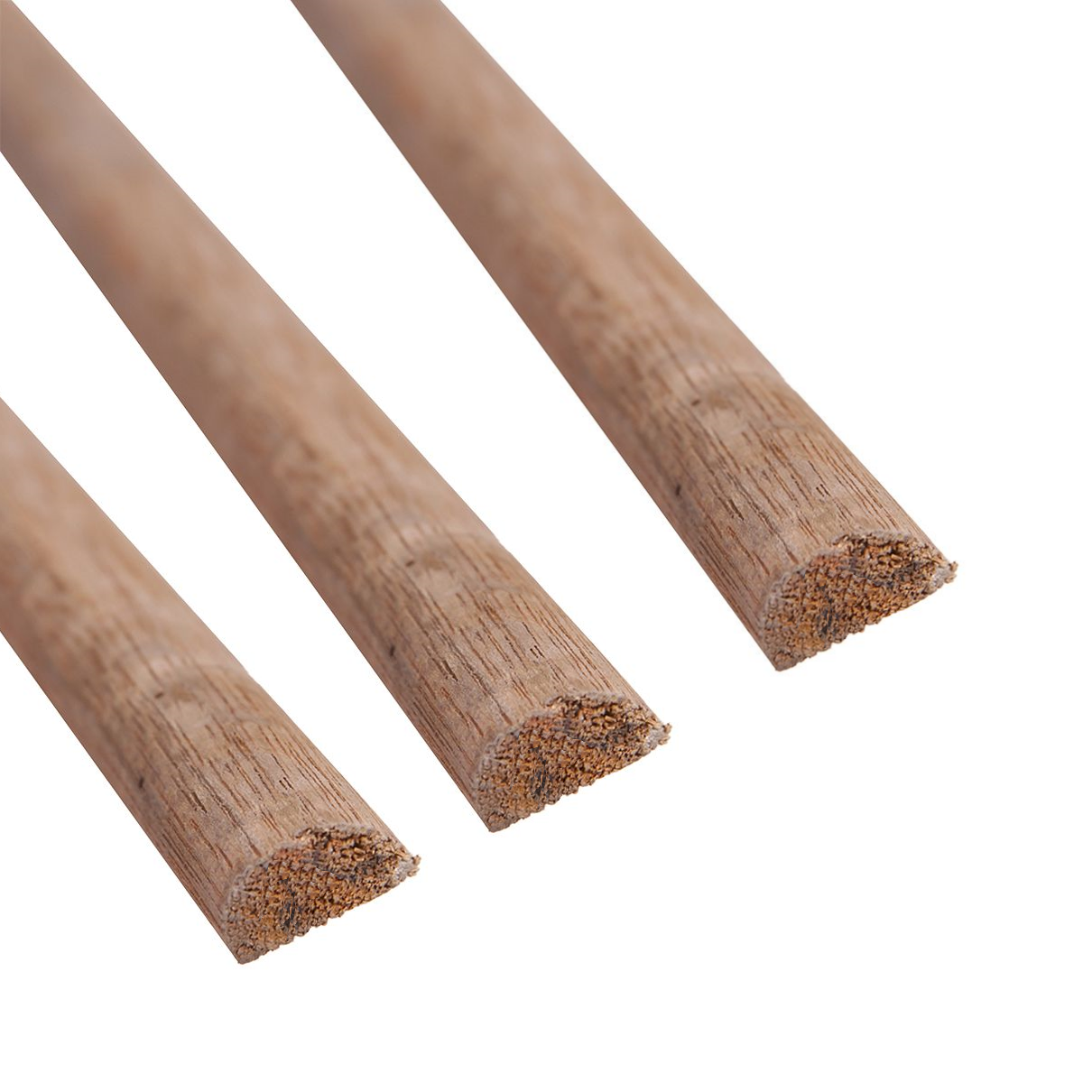 Half Round Dowels Fluted Furniture Wood Trim Craft Poles CUT TO