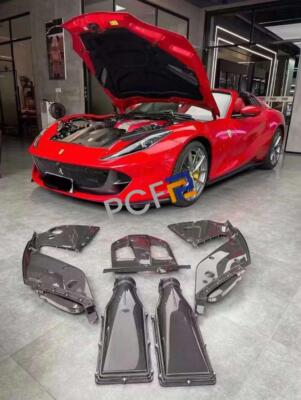 For Ferrari 812 GTS Superfast Dry Carbon Auto Engine Cover Bonnet