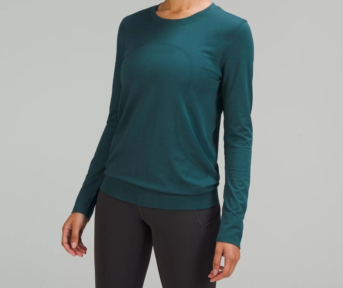 NEW Women Lululemon Swiftly Relaxed-Fit Long Sleeve Shirt