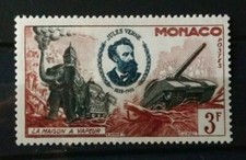 Monaco Timbre N°429 Jules Verne / NEUF* / 1955
