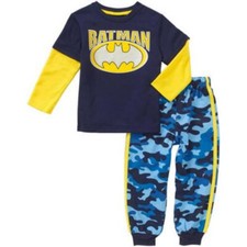 New DC Comics Batman Sweatsuit Outfit Set Sweatshirt/pants Fleece Boy Toddler 4T